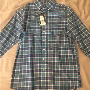 New with tag youth vineyard vines flannel